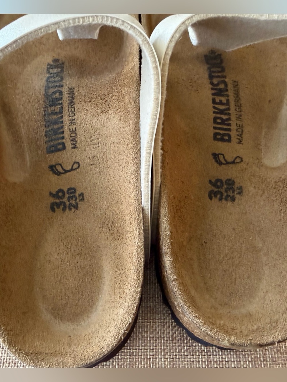 Birkenstock Cream Thong Sandal - Picture 3 of 6